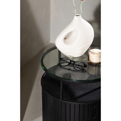 ronde glazen bijzettafel Luma afbeelding 4