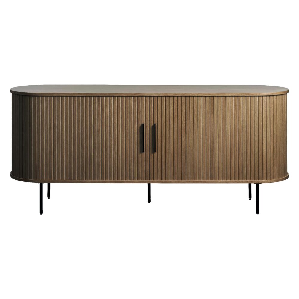 dressoir Nova bruin eiken met schuifdeuren 180 cm afbeelding 1