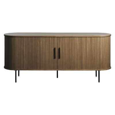 dressoir Nova bruin eiken met schuifdeuren 180 cm afbeelding 1