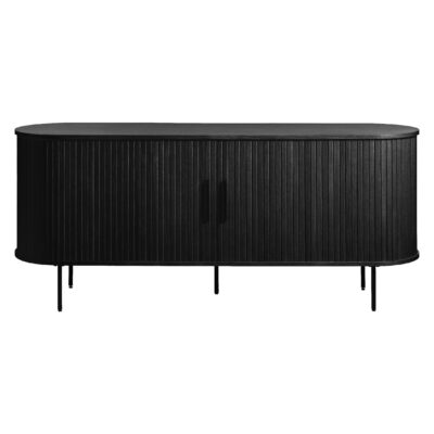 dressoir Nova zwart eiken 180 cm afbeelding 1