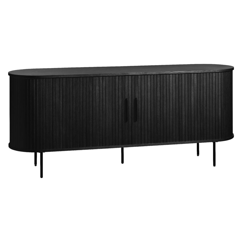 dressoir Nova zwart eiken 180 cm afbeelding 4