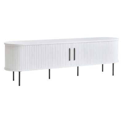 tv meubel Nova wit 180 cm met schuifdeuren afbeelding 4