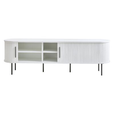tv meubel Nova wit 180 cm met schuifdeuren afbeelding 2