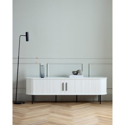 tv meubel Nova wit 180 cm met schuifdeuren afbeelding 9