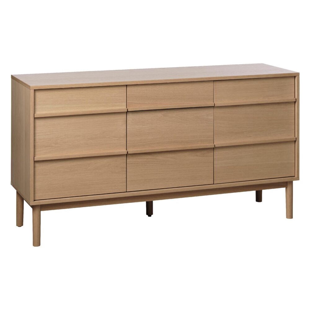 eikenfineer dressoir Vera 140 cm afbeelding 3