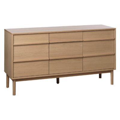 eikenfineer dressoir Vera 140 cm afbeelding 3