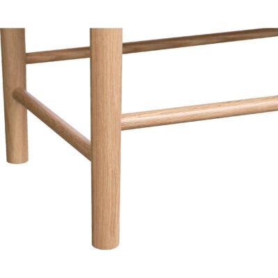 Mona dressoir eiken met glazen deuren afbeelding 6