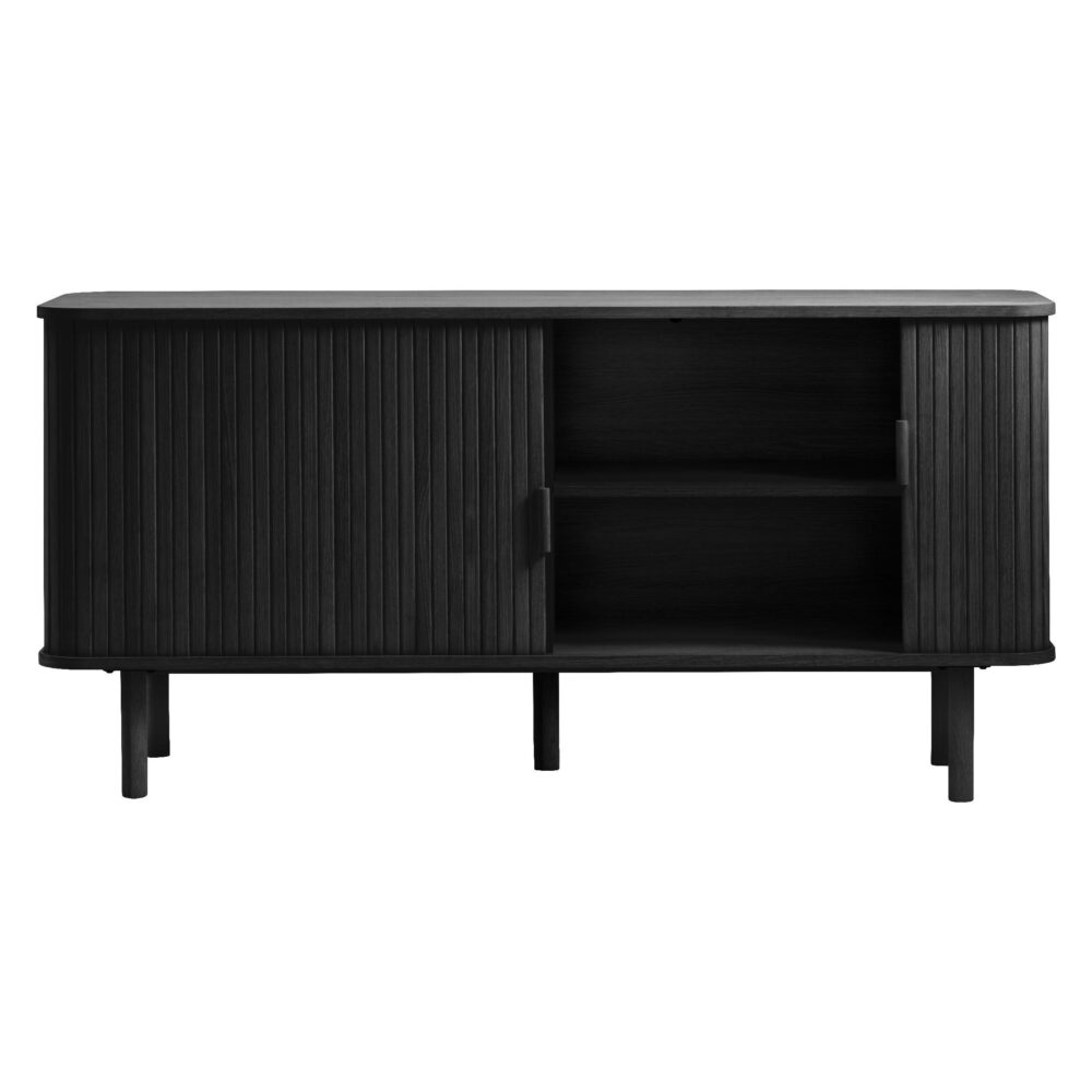 zwart eiken dressoir Tara 160 cm afbeelding 3