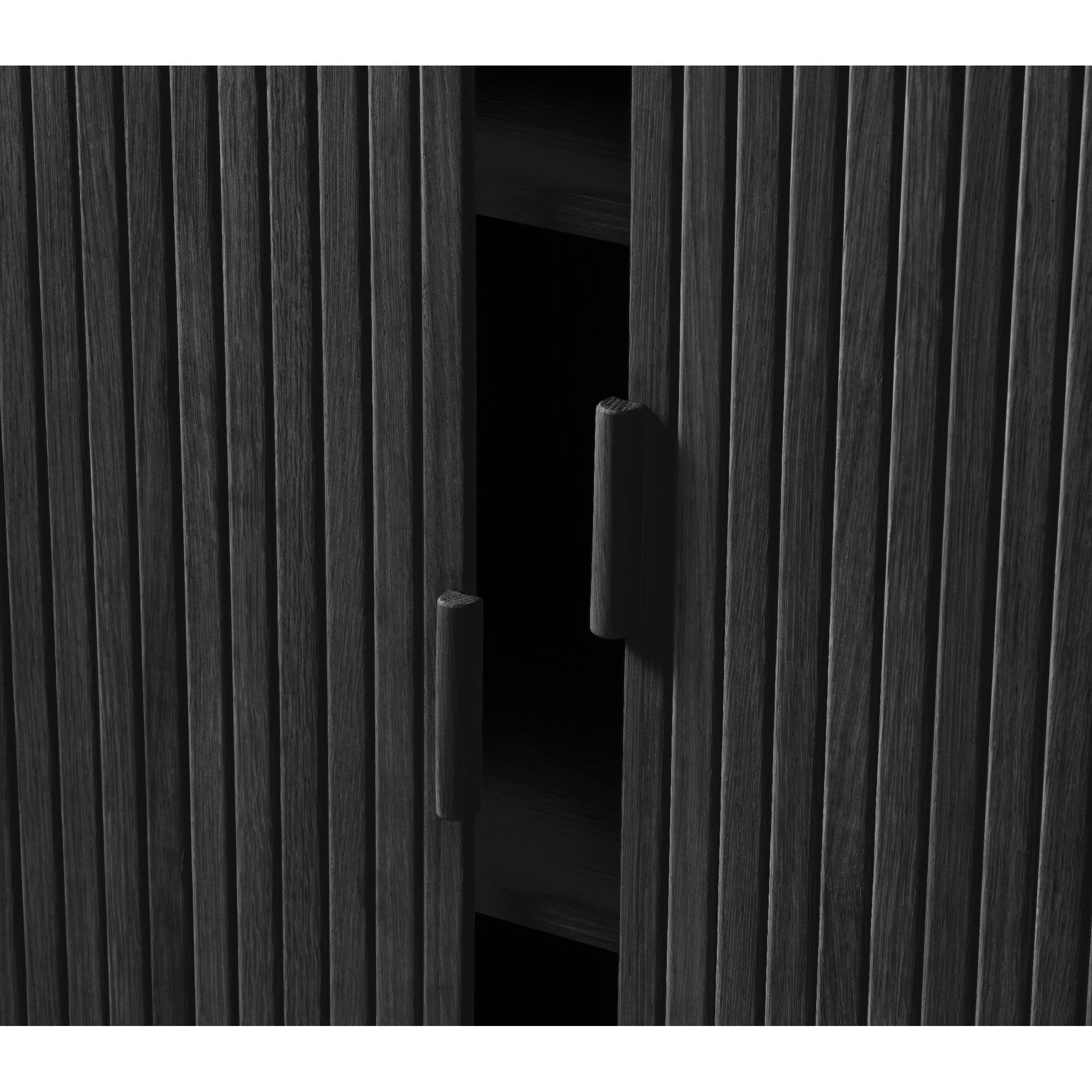 zwarte wandkast Tara met schuifdeuren afbeelding 6