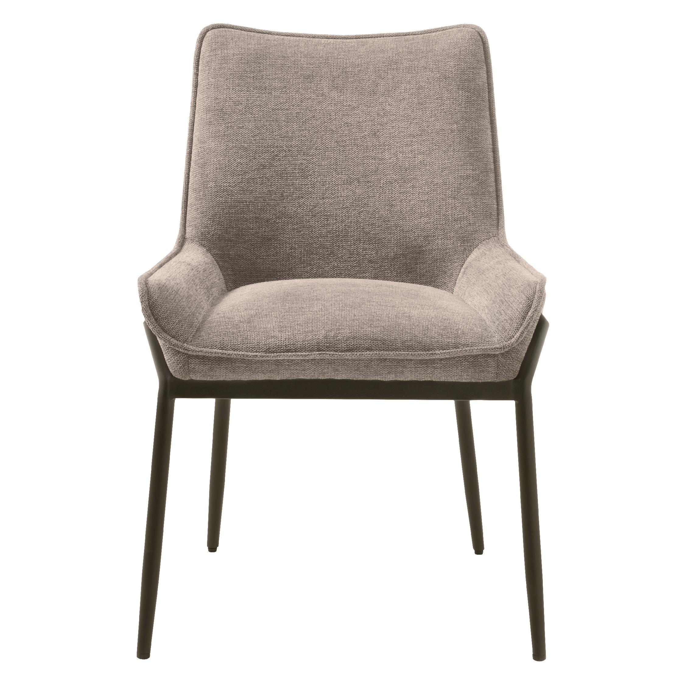 Nest of Nora eetkamerstoelen chenille zandkleur afbeelding 3