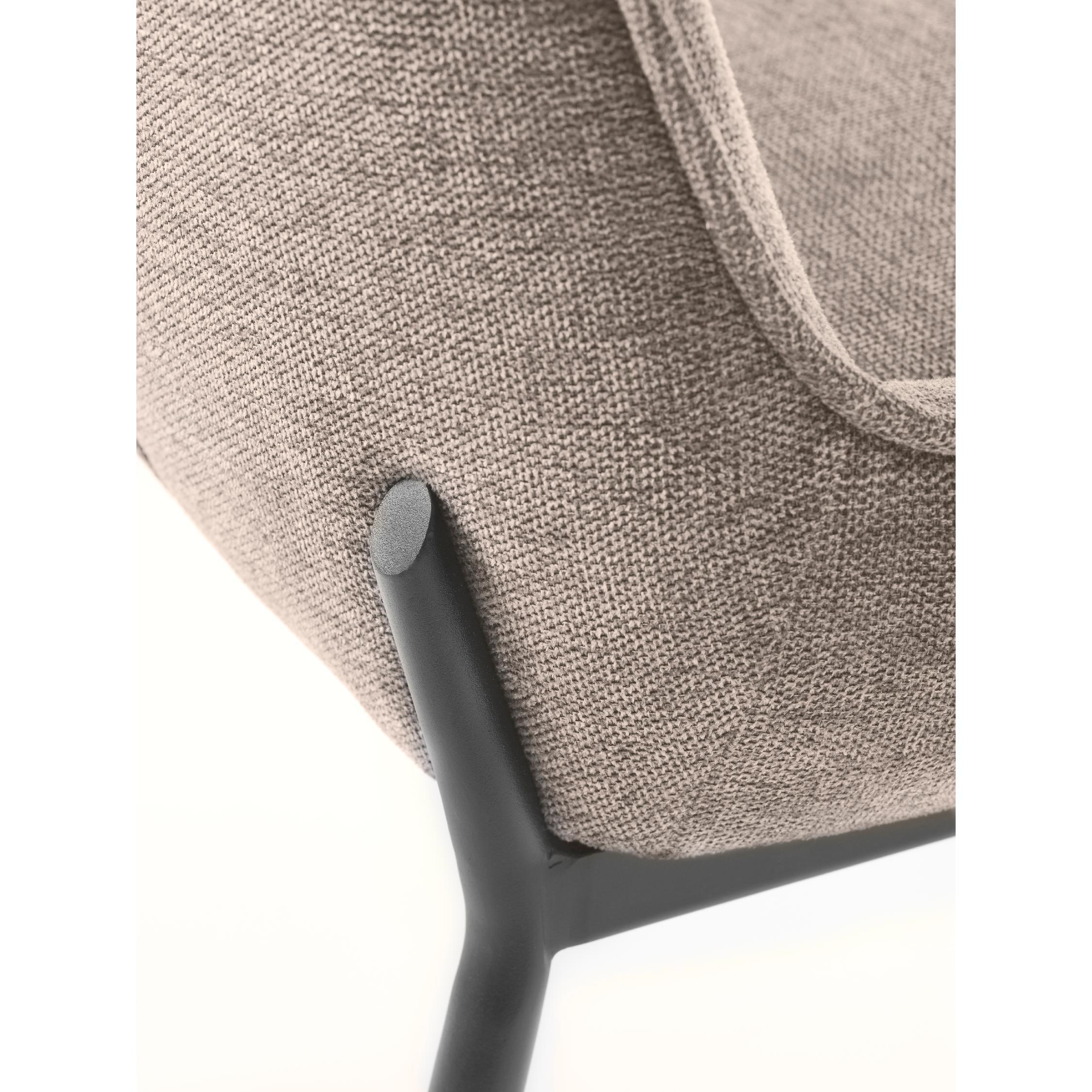 Nest of Nora eetkamerstoelen chenille zandkleur afbeelding 6