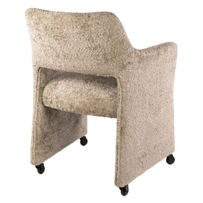 Maro eetkamerstoelen met armleuning op wieltjes afbeelding 5