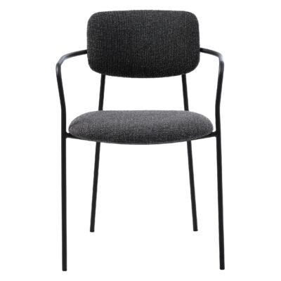 Lavi donkergrijze eetkamerstoelen set van 2 afbeelding 1