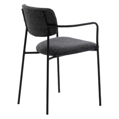 Lavi donkergrijze eetkamerstoelen set van 2 afbeelding 2
