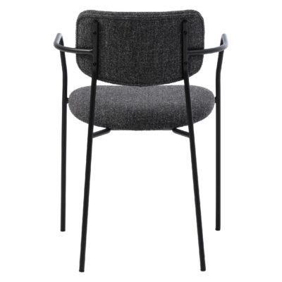 Lavi donkergrijze eetkamerstoelen set van 2 afbeelding 3