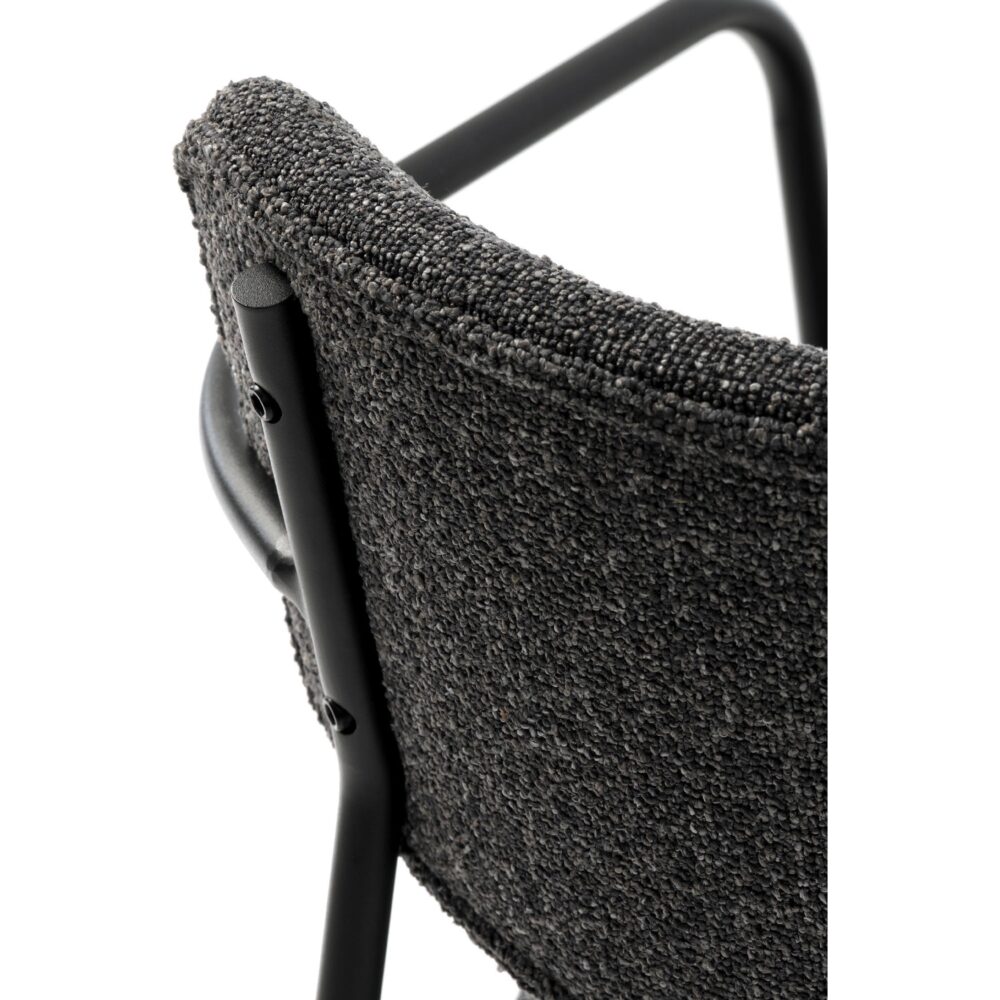 Lavi donkergrijze eetkamerstoelen set van 2 afbeelding 7