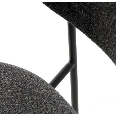 Lavi donkergrijze eetkamerstoelen set van 2 afbeelding 8