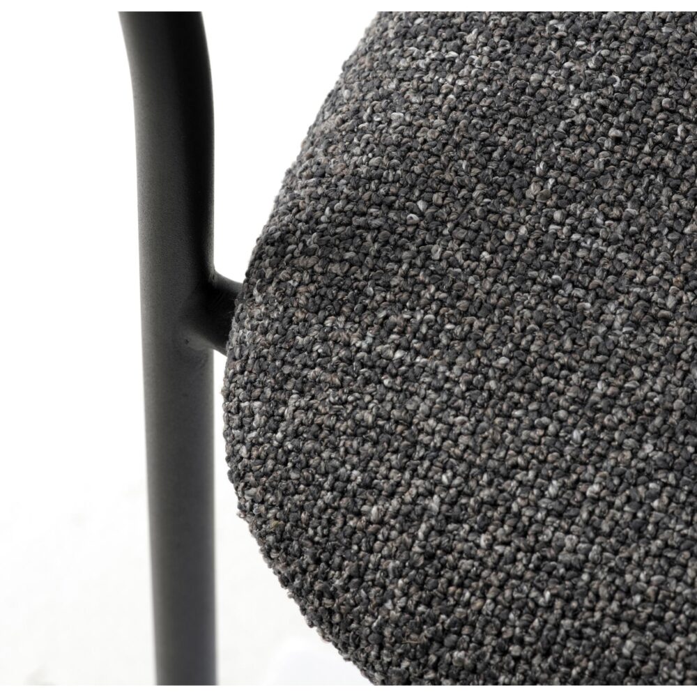 Lavi donkergrijze eetkamerstoelen set van 2 afbeelding 9