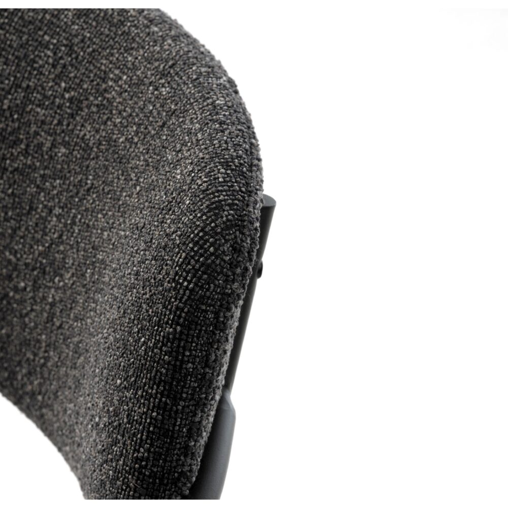 Lavi donkergrijze eetkamerstoelen set van 2 afbeelding 11