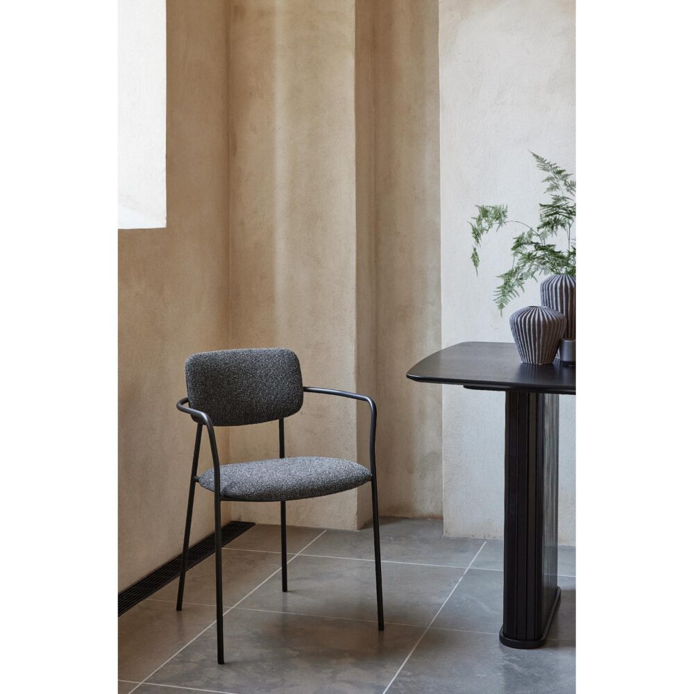 Lavi donkergrijze eetkamerstoelen set van 2 afbeelding 6