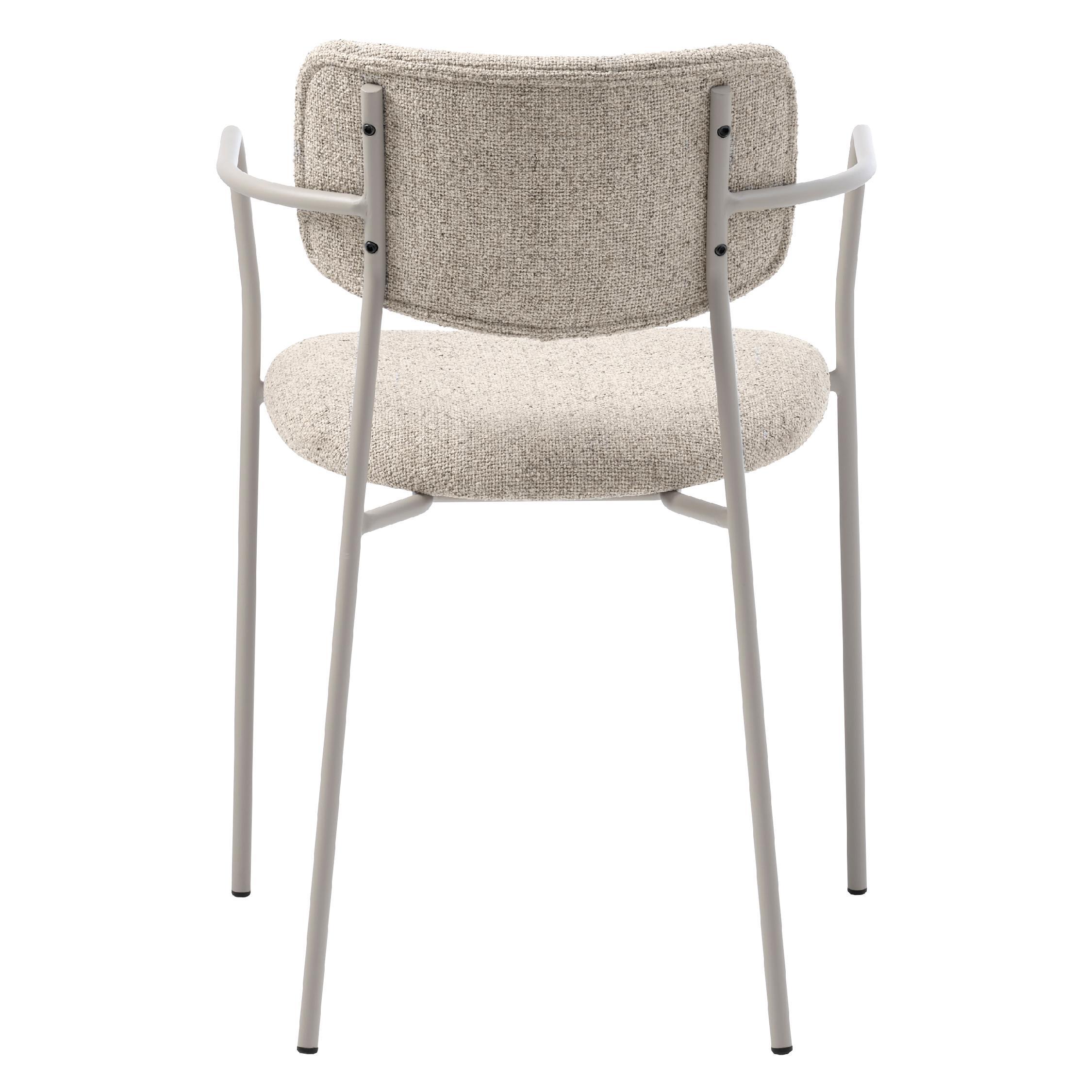 Lavi offwhite eetkamerstoelen set van 2 afbeelding 5