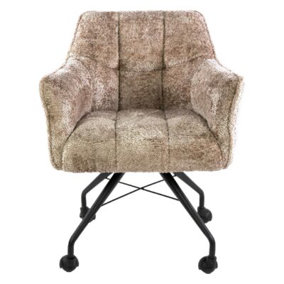 eetkamerstoelen Elda met armleuning en wieltjes afbeelding 2