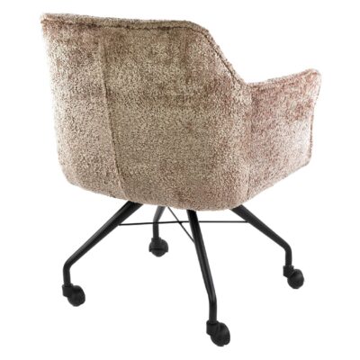 eetkamerstoelen Elda met armleuning en wieltjes afbeelding 5