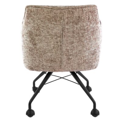 eetkamerstoelen Elda met armleuning en wieltjes afbeelding 3