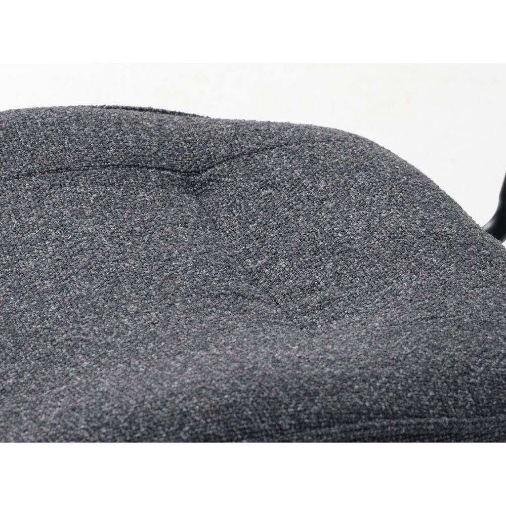 donkergrijze bouclé eetkamerstoelen Kylo afbeelding 8