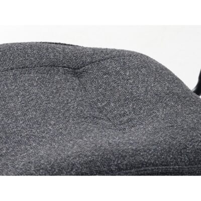 donkergrijze bouclé eetkamerstoelen Kylo afbeelding 8