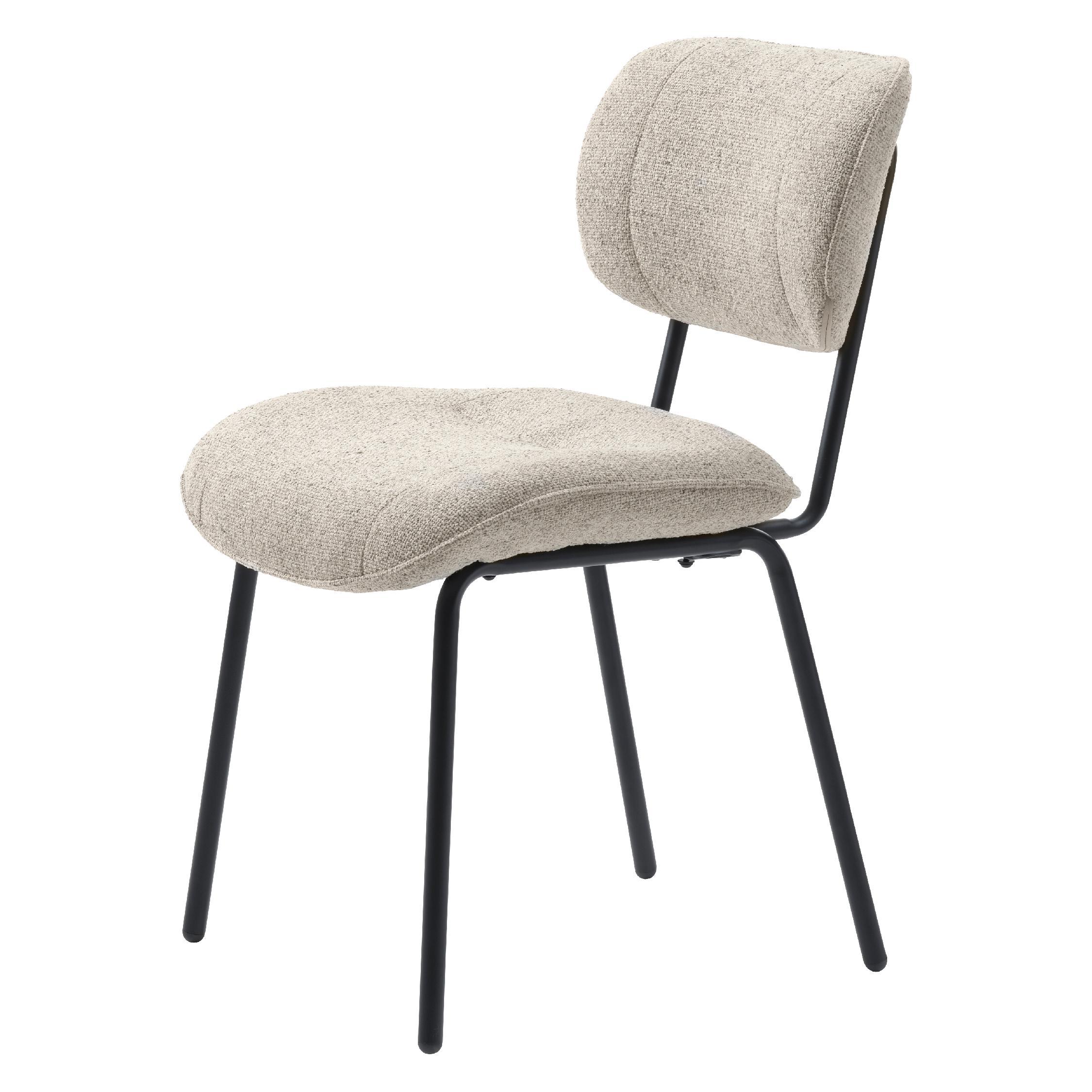 Kylo bouclé eetkamerstoelen set van 2 afbeelding 1