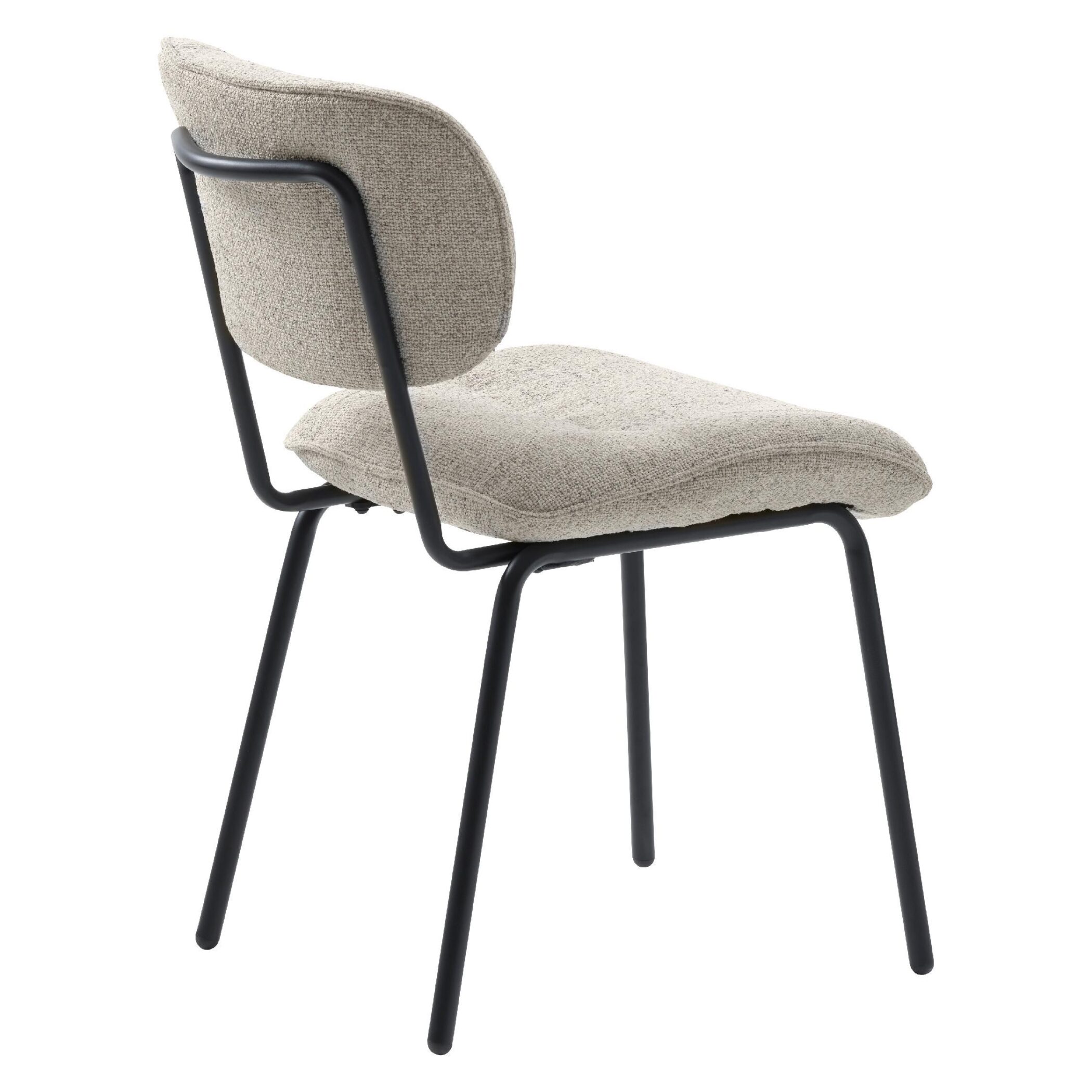Kylo bouclé eetkamerstoelen set van 2 afbeelding 3