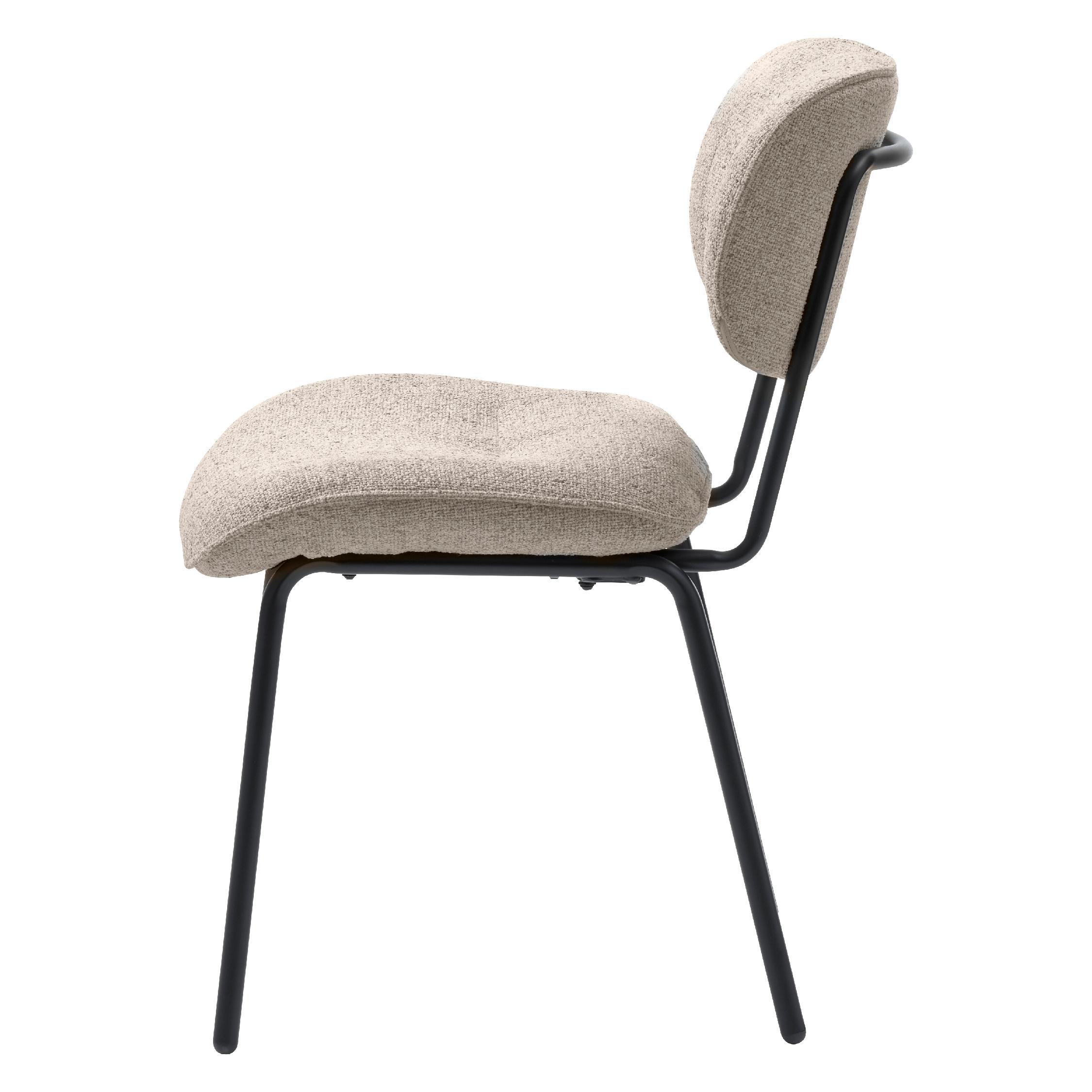 Kylo bouclé eetkamerstoelen set van 2 afbeelding 5