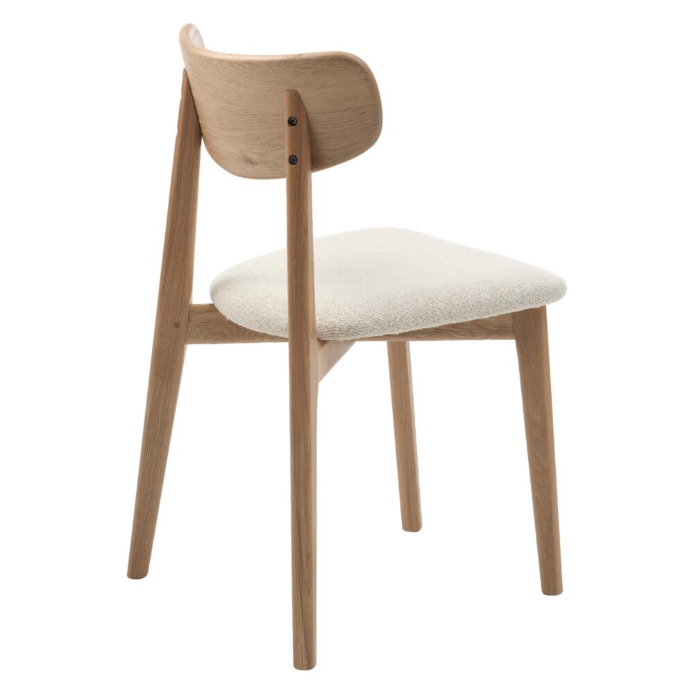 bouclé eetkamerstoelen Pip offwhite afbeelding 3