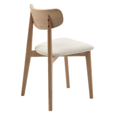 bouclé eetkamerstoelen Pip offwhite afbeelding 3