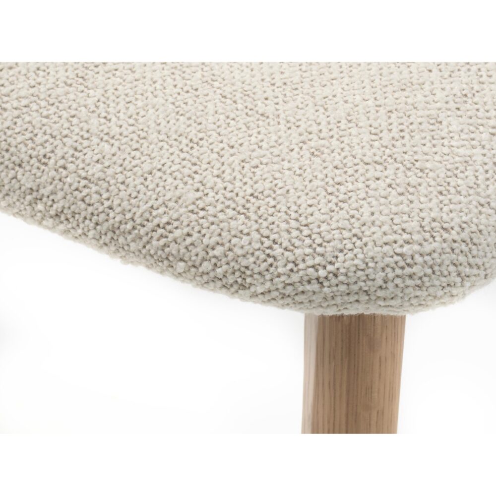 bouclé eetkamerstoelen Pip offwhite afbeelding 9