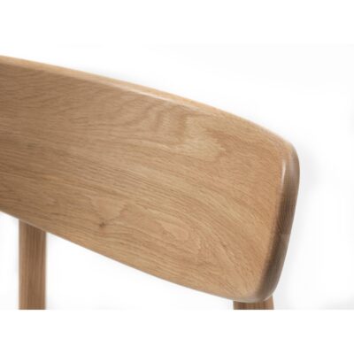 grijze bouclé eetkamerstoelen Pip set van 2 afbeelding 6