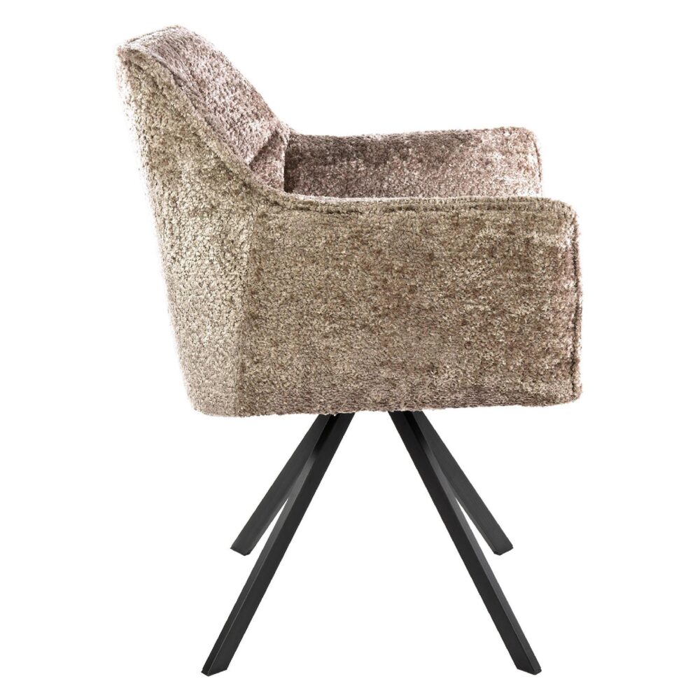 draaibare eetkamerstoelen met armleuning Elda afbeelding 4