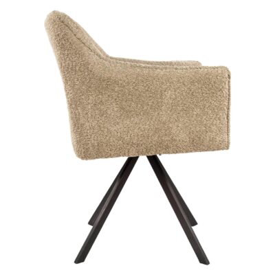 Elda bouclé eetkamerstoelen set van 2 afbeelding 4