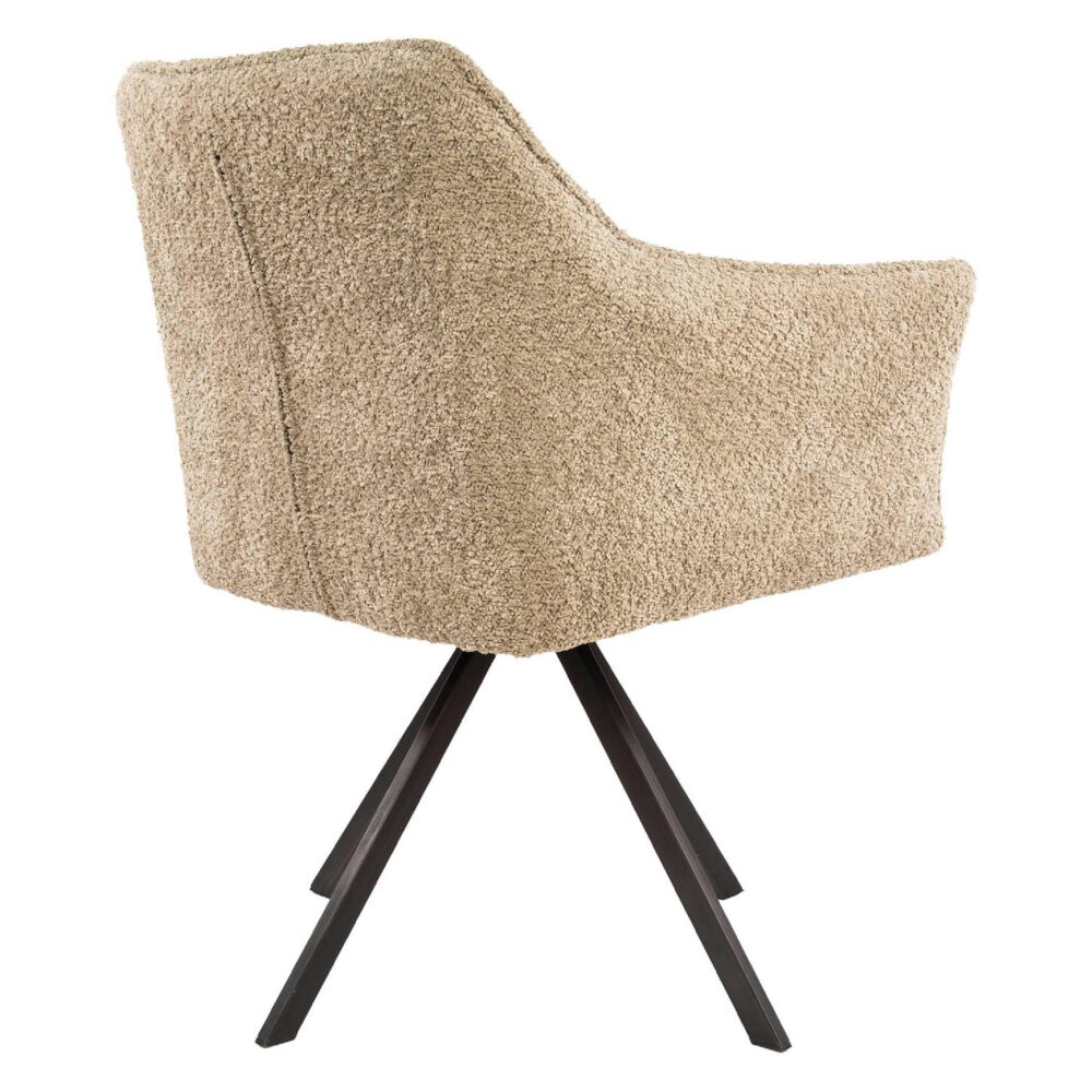 Elda bouclé eetkamerstoelen set van 2 afbeelding 5