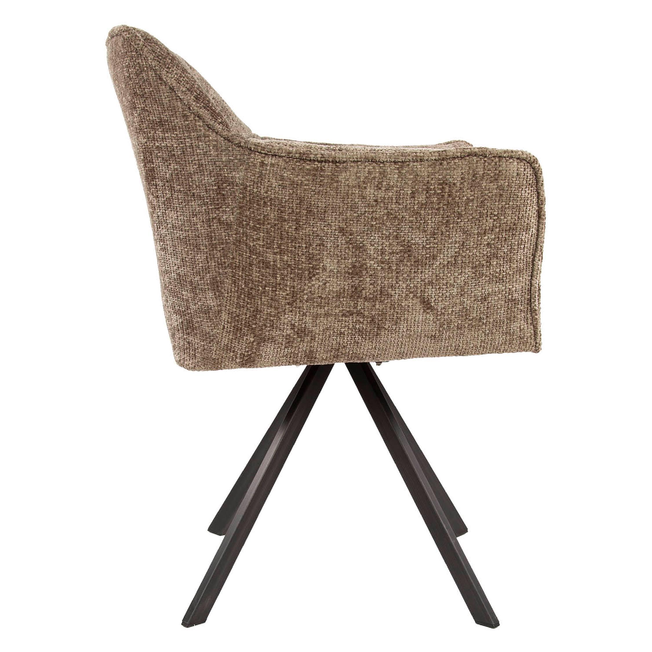 draaibare eetkamerstoel Elda champagne afbeelding 4