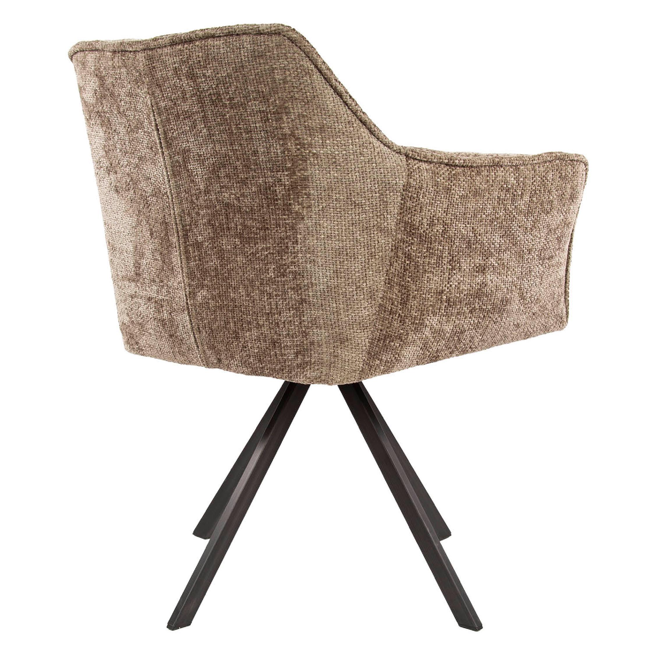 draaibare eetkamerstoel Elda champagne afbeelding 5