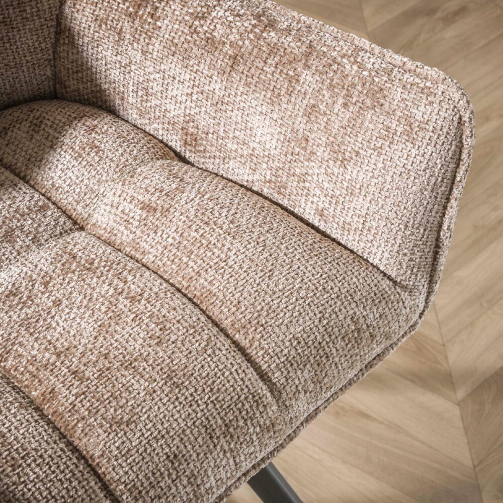 draaibare barstoelen Elda champagne afbeelding 3