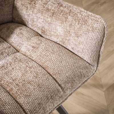 draaibare barstoelen Elda champagne afbeelding 3