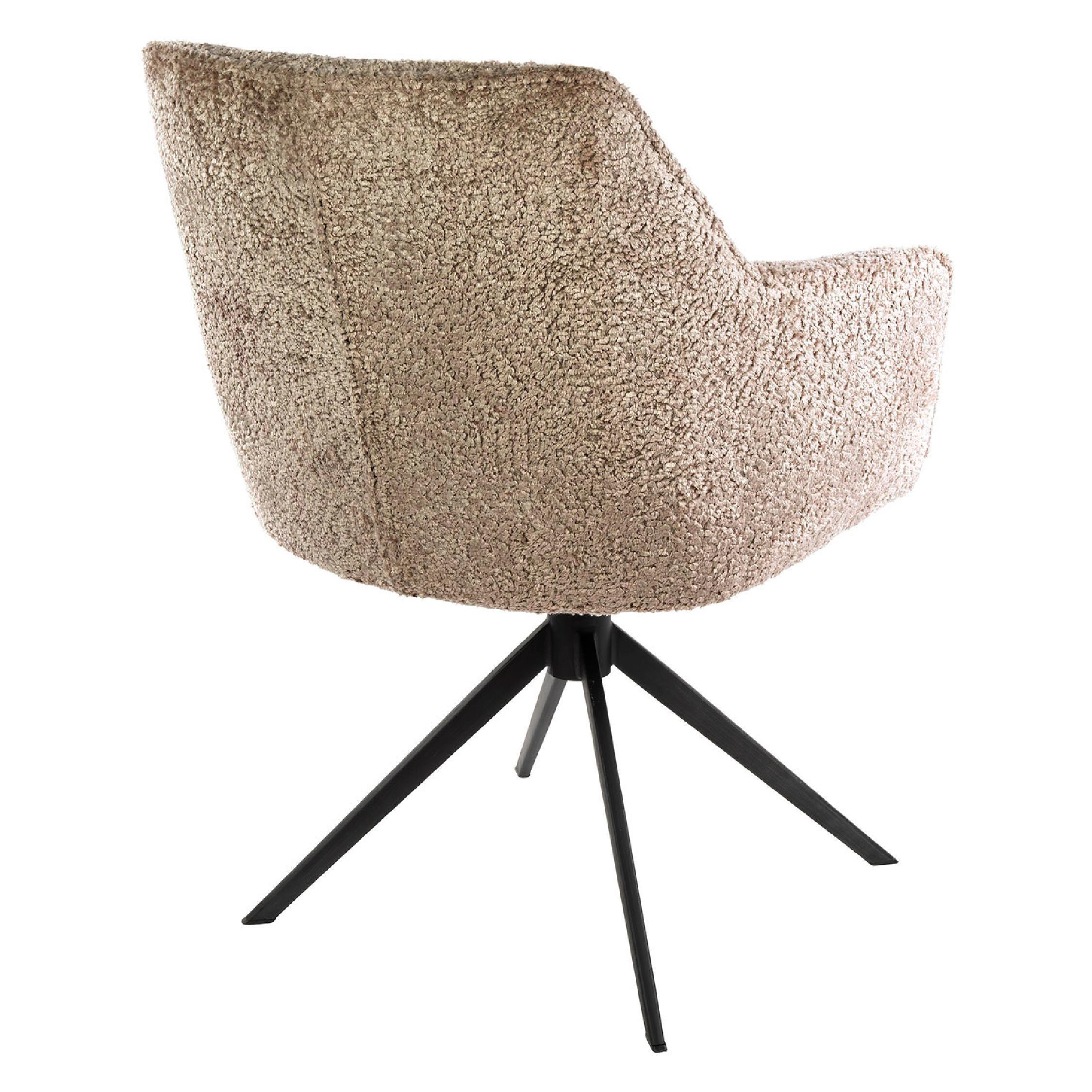 draaibare eetkamerstoelen Nika zand afbeelding 5