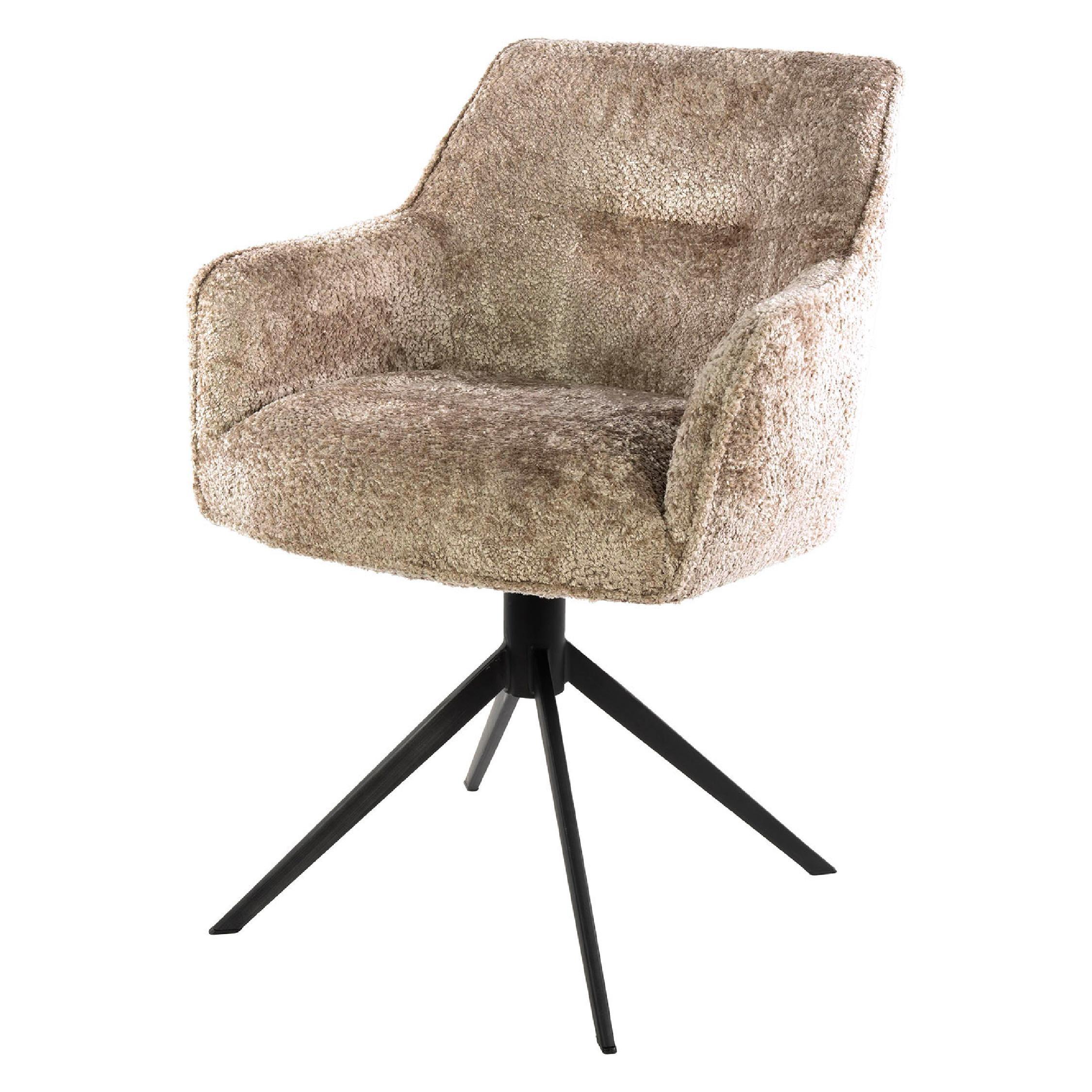 draaibare eetkamerstoelen Nika zand afbeelding 1