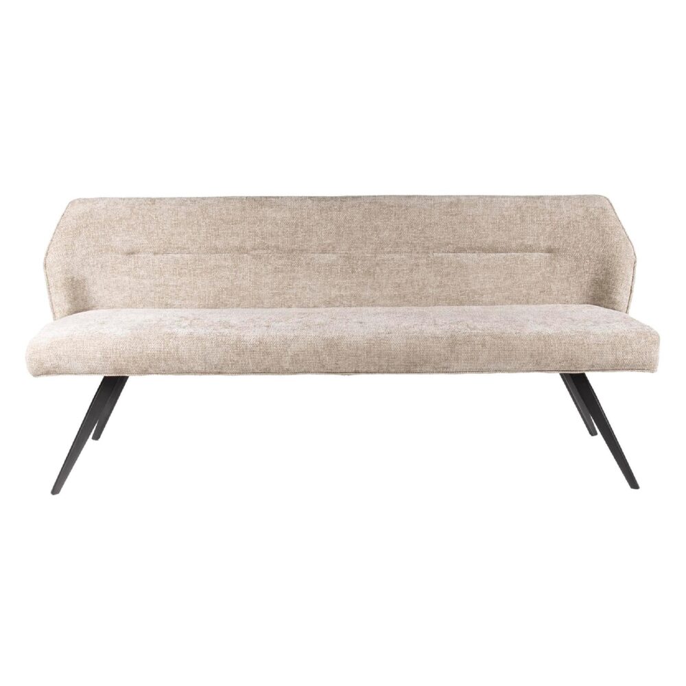 eetkamerbank Nika zandkleur afbeelding 1