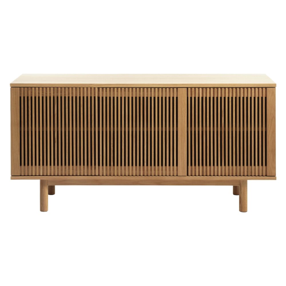 eiken dressoir met schuifdeuren Aden afbeelding 1