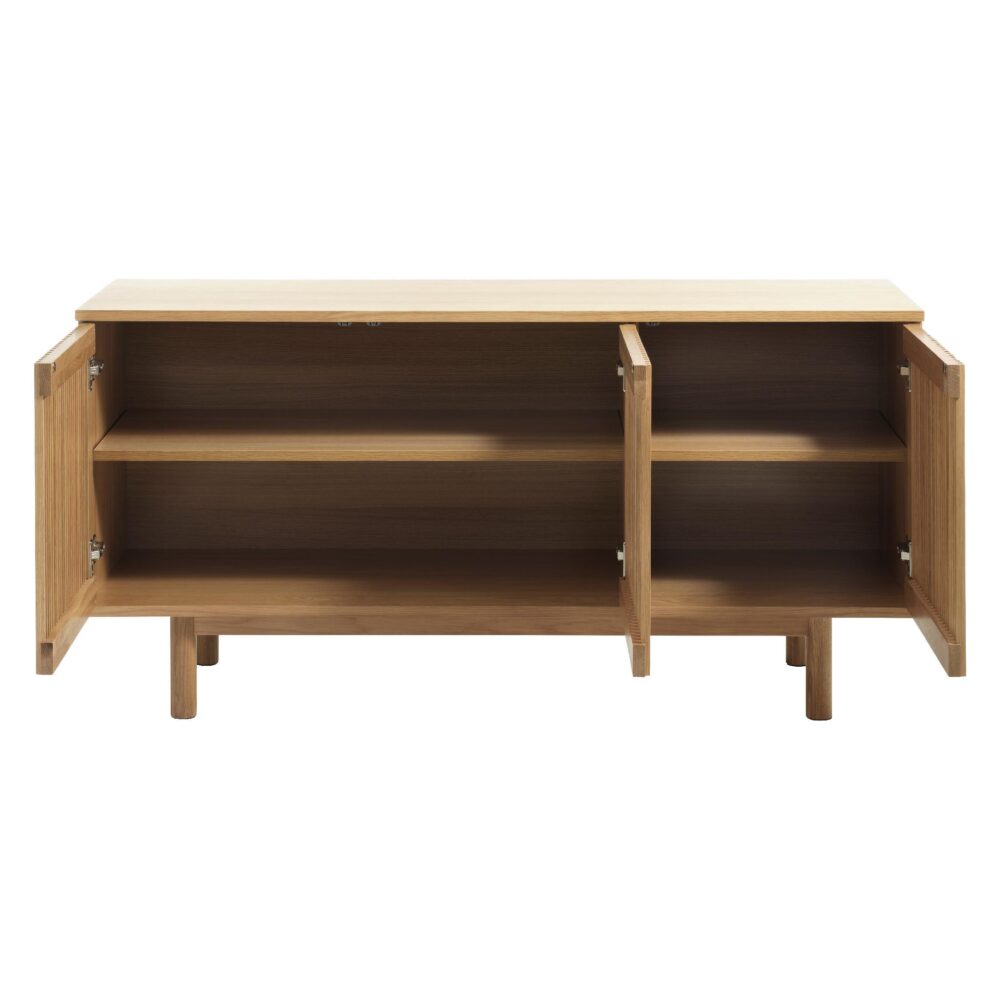 eiken dressoir met schuifdeuren Aden afbeelding 3