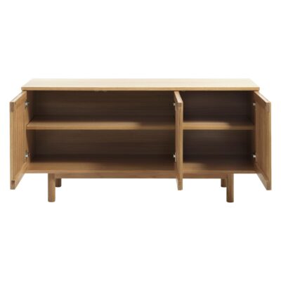 eiken dressoir met schuifdeuren Aden afbeelding 3